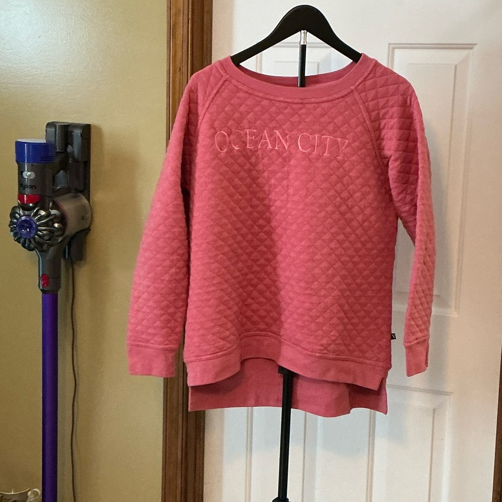 OCEAN CITY Women's Quilted Crew Neck Sweatshirt
